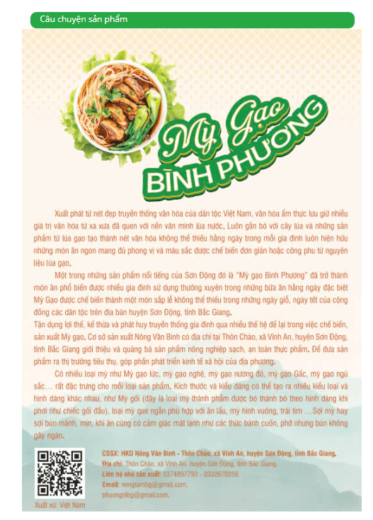 Mỳ Gạo Bình Phương – Hương Vị Truyền Thống Từ Đại Ngàn Sơn Động ảnh 3